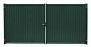 Ворота Премиум 2,0х3,6 м зеленый RAL 6005